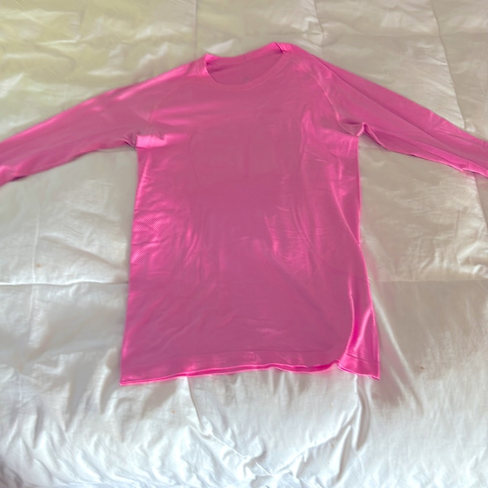 COPY - Pink Lululemon Swiftly Tech Longsleeve